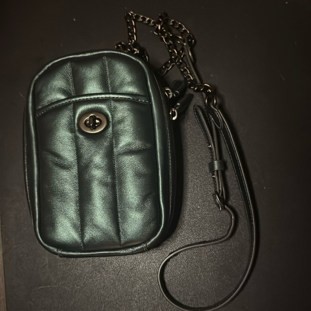 Coach Emerald Crossbody Bag with Chain Strap